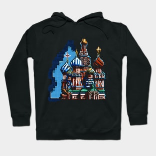 Saint Basils Cathedral Pixel Art Hoodie